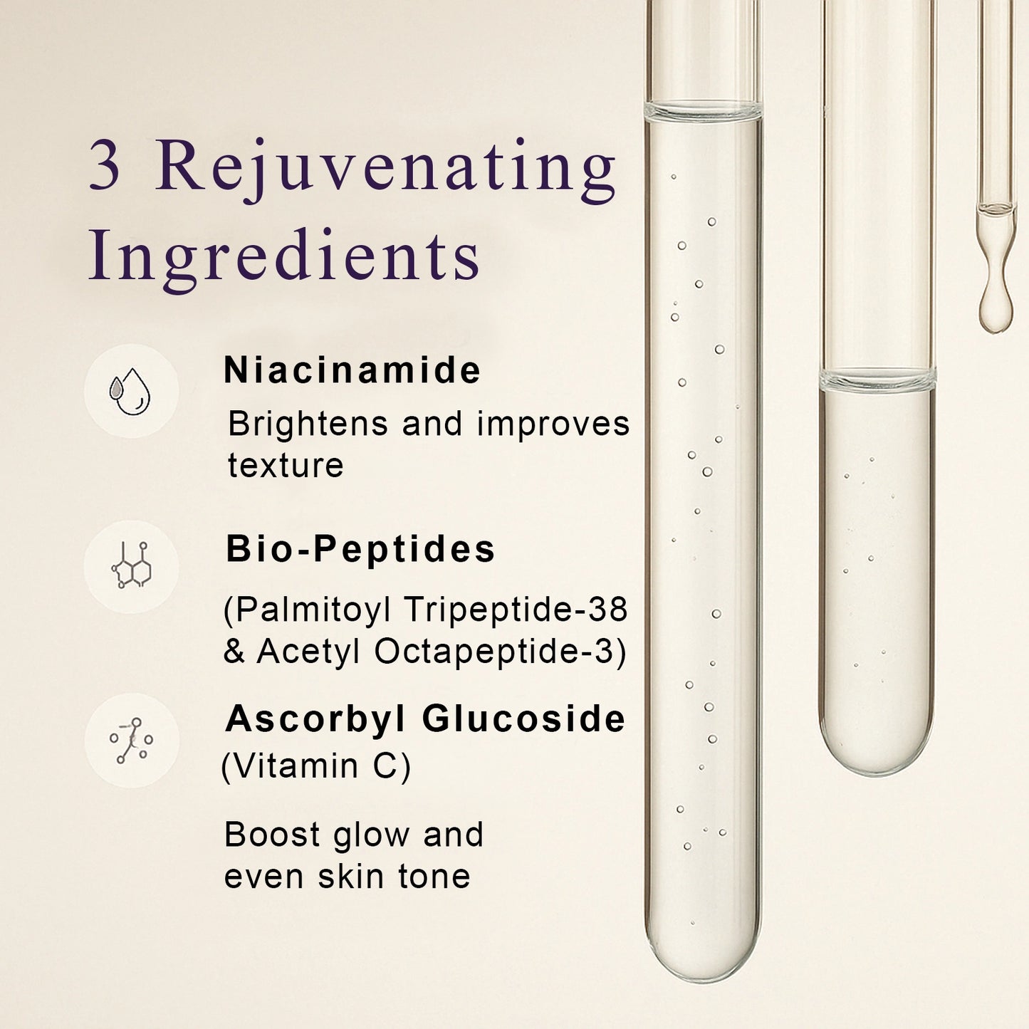 Ageluxe Serum | Vitamin C, Niacinamide & Biopeptides