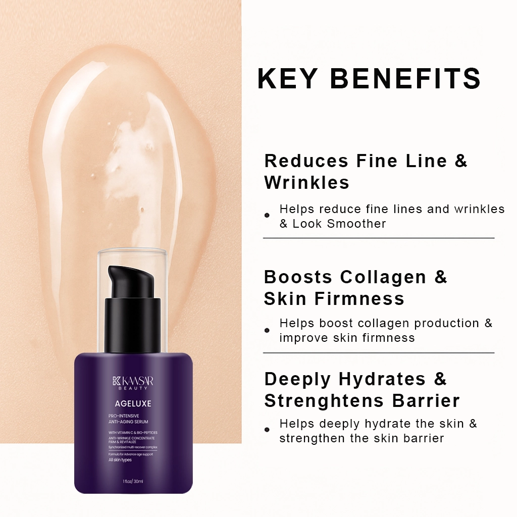 Ageluxe Serum | Vitamin C, Niacinamide & Biopeptides