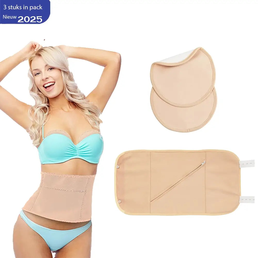 3-delig buik & borsten