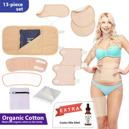 The Restore Wrap Set – 12-teiliges Rizinusöl-Ritual