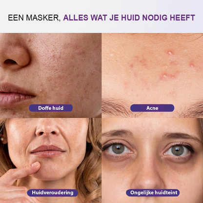 LED-Gesichtsmaske – LED-Maske mit 7 Modi und NIR-Lichttherapie