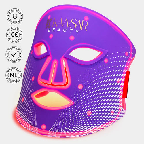 LED-Gesichtsmaske – Premium-LED-Maske mit 7 Modi und NIR-Lichttherapie