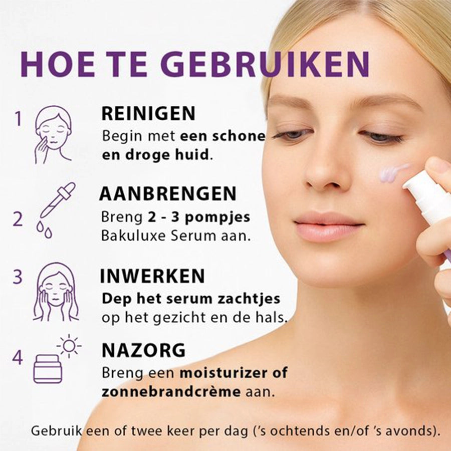 Bakuluxe Renewal Serum - Bakuchiol Serum, 30 ml
